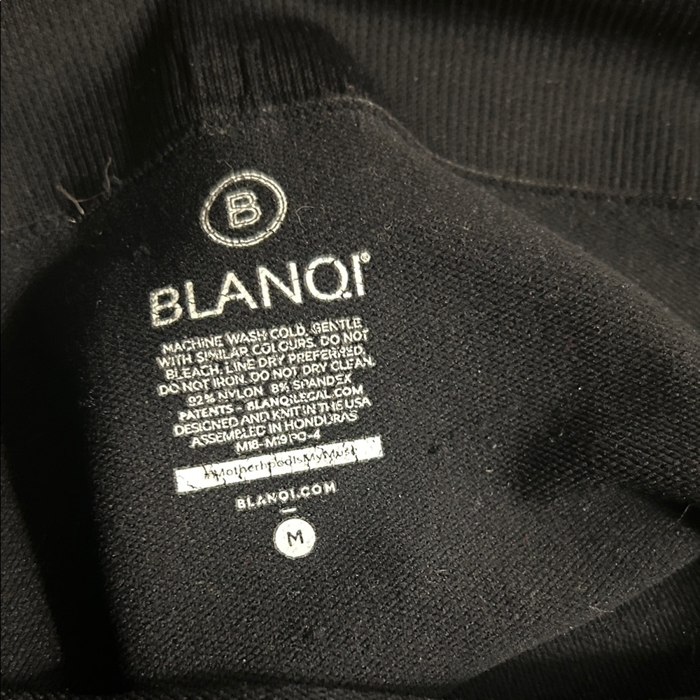 Blanqi Black Maternity Leggings